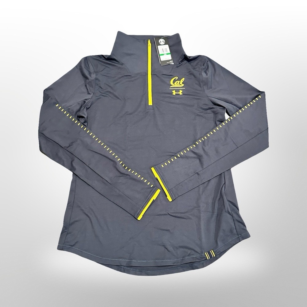 California Golden Bears Under Armour 1/4 Zip Heatgear Pullover Women's Large